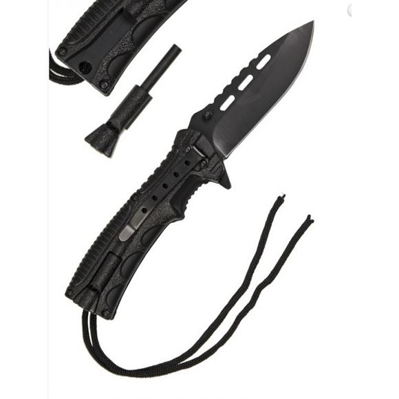 Picture of BLACK ONE HAND KNIFE + F.START